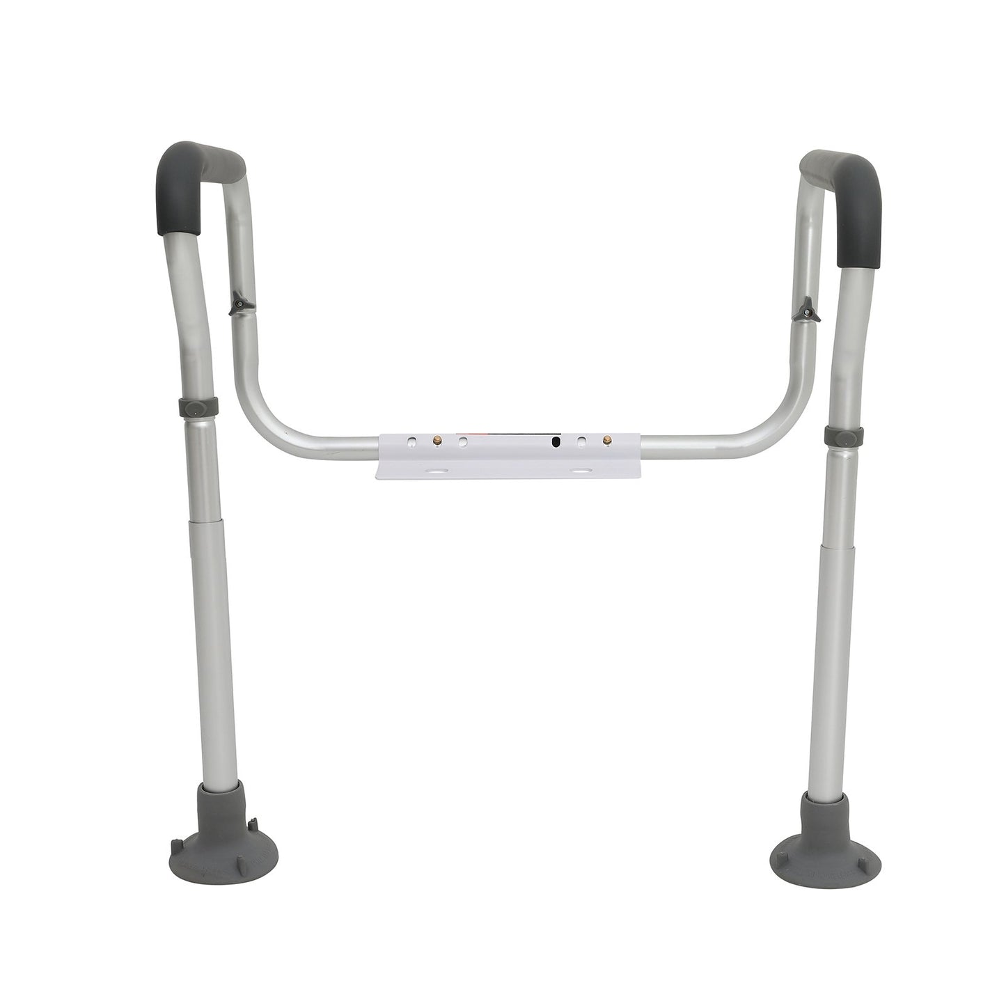 Toilet Safety Rail with Padded Armrests – Adjustable Toilet Seat Frame Fits Most Toilets, Supports 300lbs – Grab Bars for Seniors, Disabled & Handicap