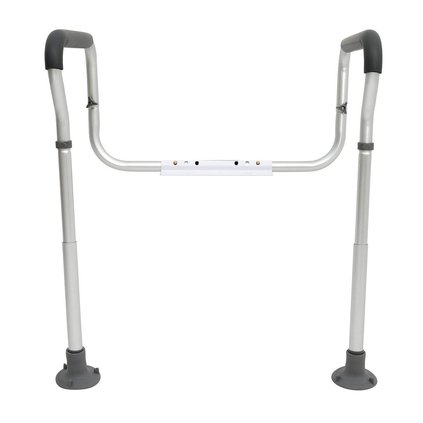 Toilet Safety Rail with Padded Armrests – Adjustable Toilet Seat Frame Fits Most Toilets, Supports 300lbs – Grab Bars for Seniors, Disabled & Handicap